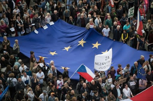 In recent weeks, thousands of Czechs have rallied against Prime Minister Andrej Babis