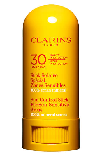 This wonderous stick is 100% natural and moisturizing when applied to your lips — and also to nose, ears, and other tricky spots prone to sunburns. It’s the perfect thing to stash in your bag on summer days. Clarins Sunscreen Stick For Sun-Sensitive Areas SPF 30 High Protection UVB/UVA ($28)