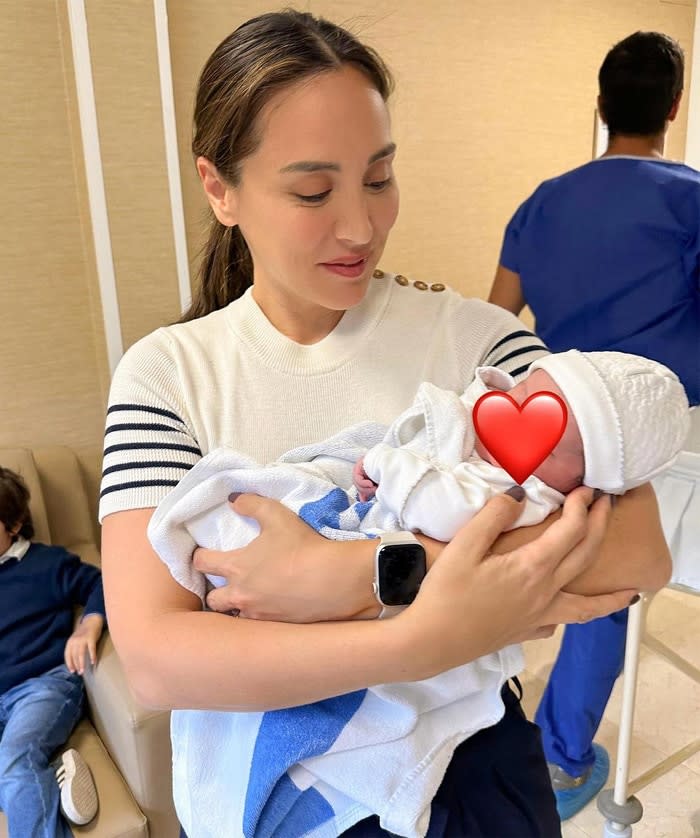 Tamara Falcó con su sobrino Martín