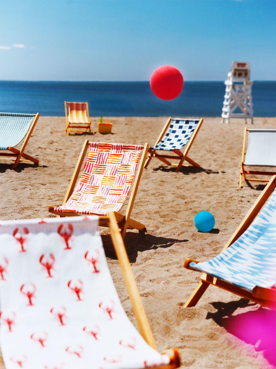 chairs on a beach