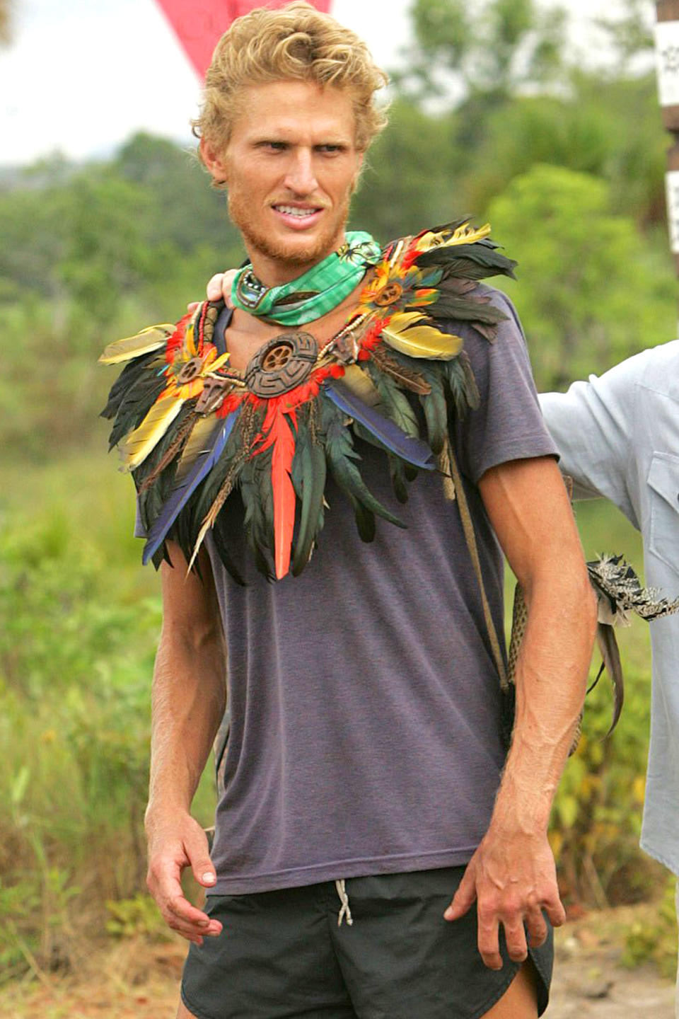 TYSON APOSTOL: 
 Season 18 ( Survivor: Tocantins ), 
 Season 20 ( Survivor: Heroes vs. Villains ), and 
 Season 27 ( Survivor: Blood vs. Water)