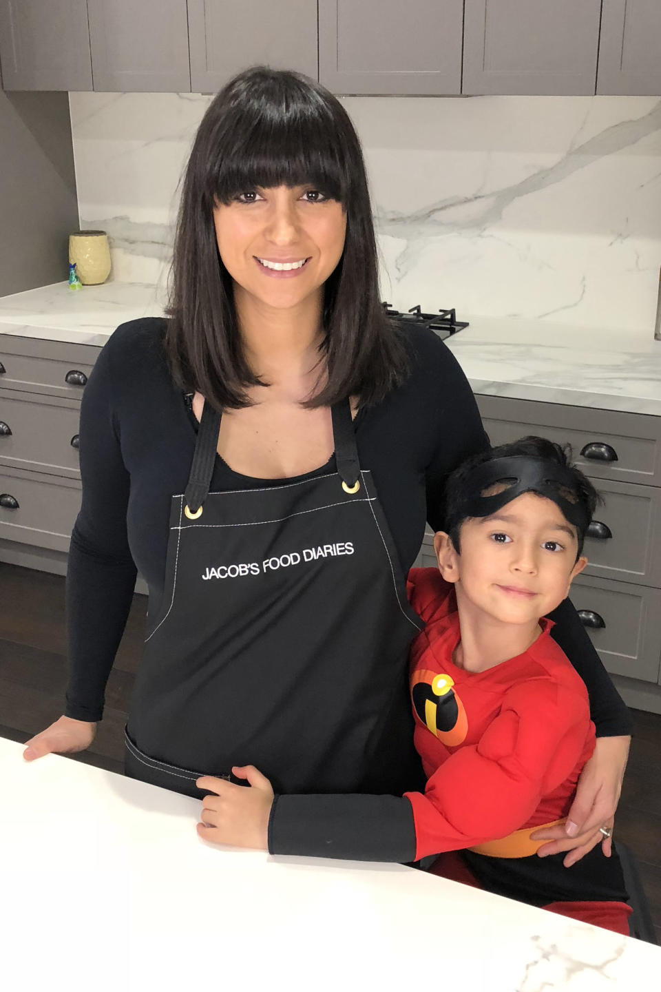 Laleh Mohmedi, 35, from Melbourne, Australia, with her son Jacob,6. Photo: Jacob’s Food Diaries / Caters News