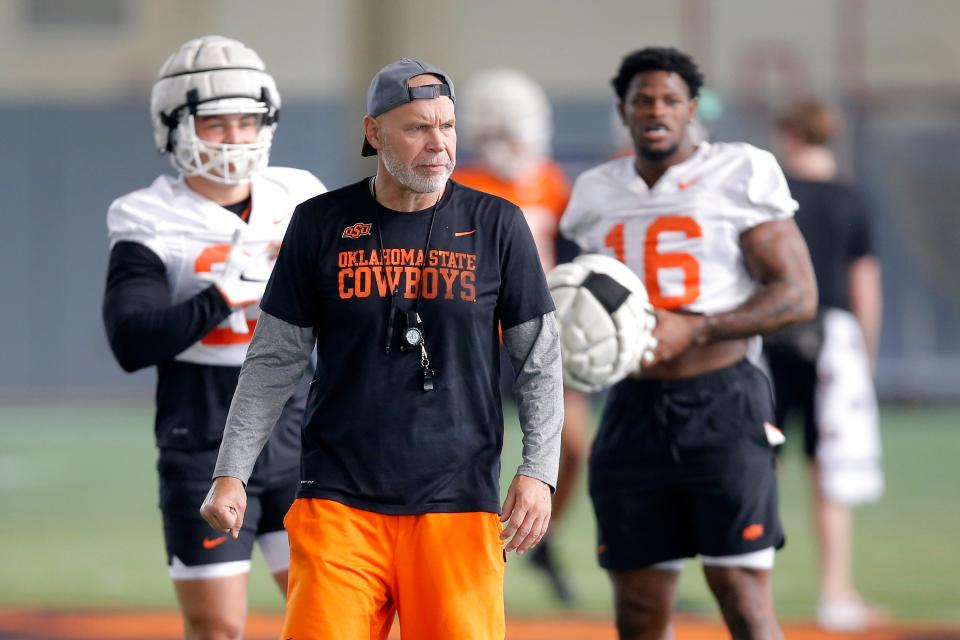 Ohio State's new defensive coordinator Jim Knowles led an Oklahoma State program ranked No. 3 in the FBS in total defense and No. 7 in scoring defense this season.