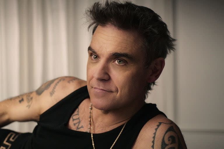 Robbie Williams, en una escena de su documental