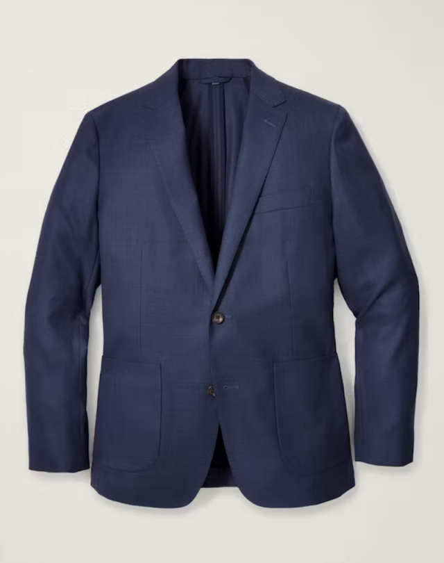 J Class Everyday Pinstriped Wool Blazer