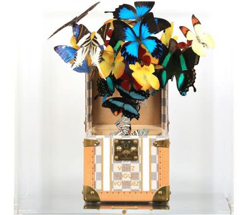 Roman Feral's Artwork Combines Real Butterflies With Designer Goods – Robb  Report