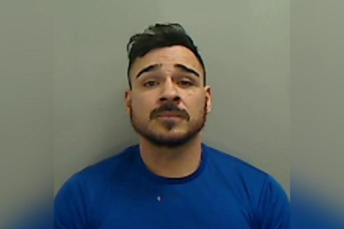 Liam Norris who is wanted in connection with a burglary and assaults in Stockton. <i>(Image: CLEVELAND POLICE)</i>