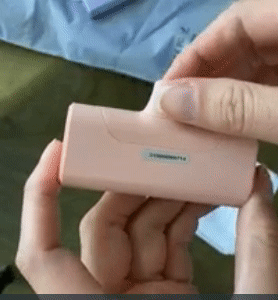 A portable cordless phone charger