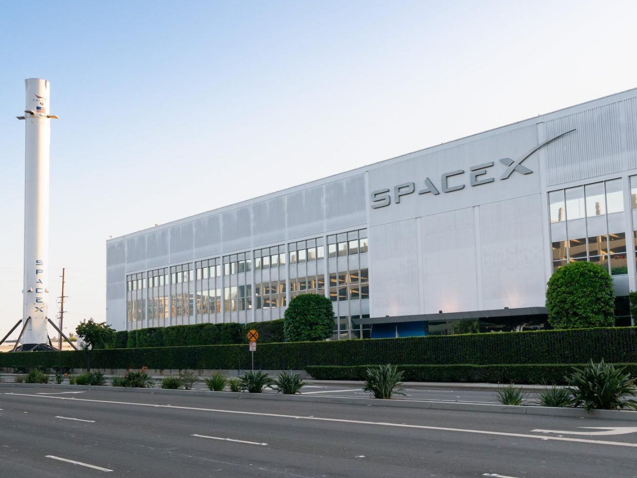 Photo of SpaceX headquarters