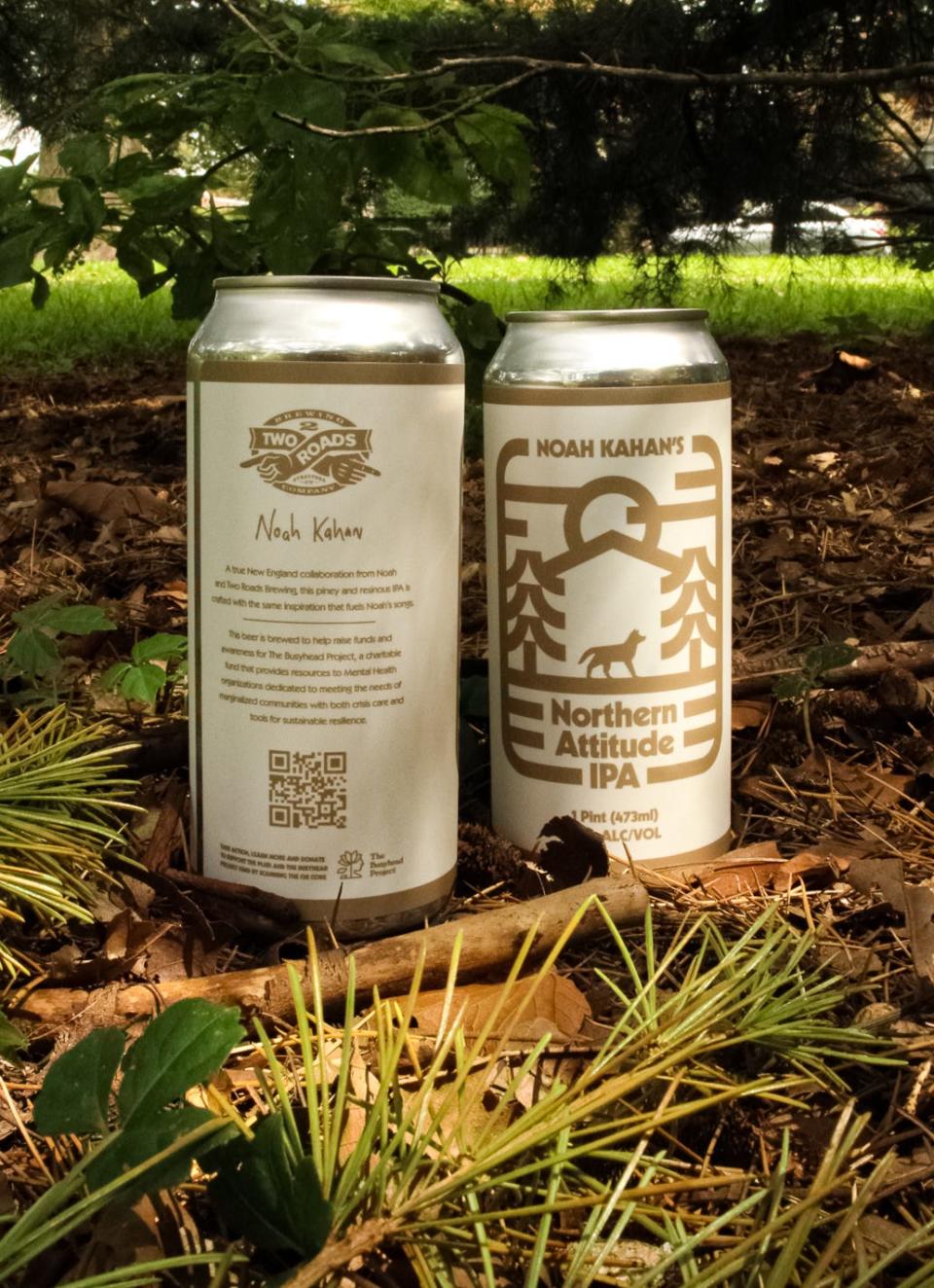 Northern Attitude India pale ale, a beer inspired by Vermont musician Noah Kahan that was created by Two Roads Brewing Co. of Connecticut.