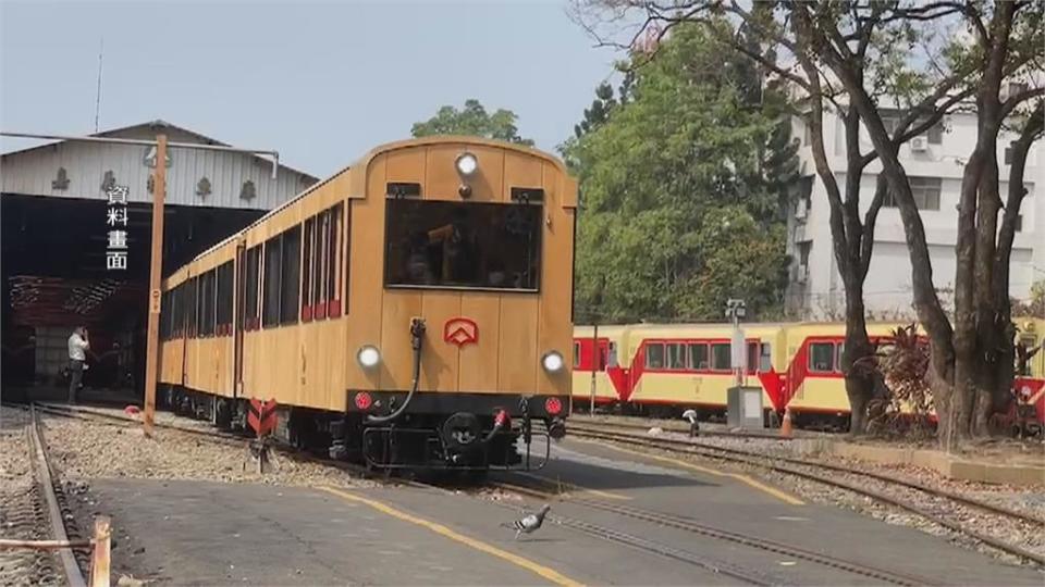 疑壓到「道碴石」　嘉義檜木列車「福森號」試車出軌