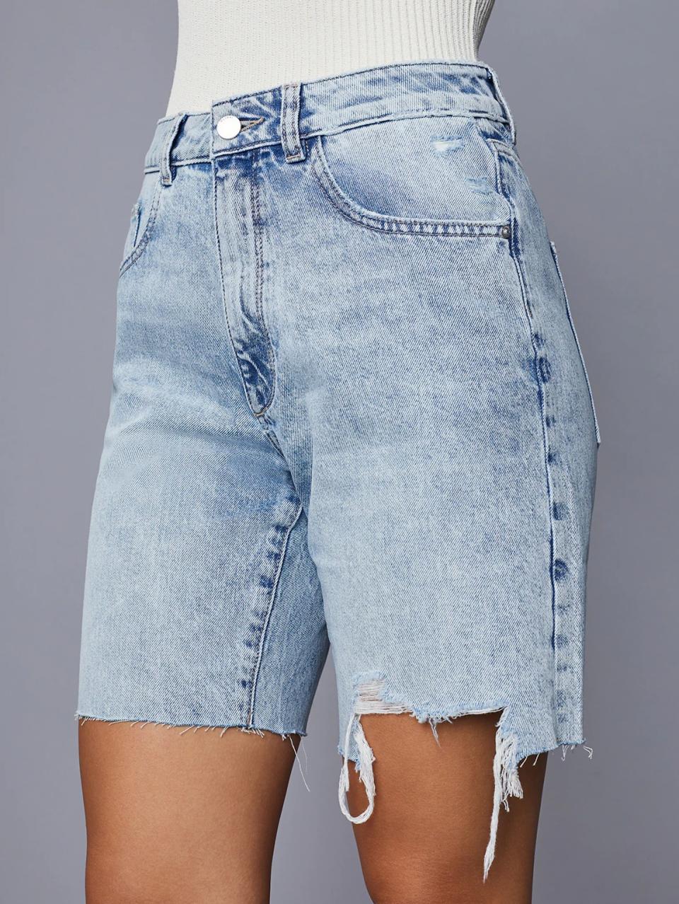 DL1961 Emilie Straight High-Rise Vintage Shorts