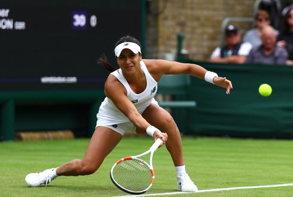 Heather Watson is battling out on Court 18 (REUTERS)