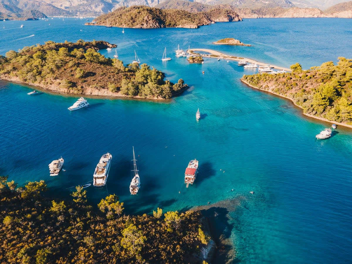 Gocek is an upmarket area with six marinas, turquoise sea and a stunning mountain view (iStock by Getty Images)