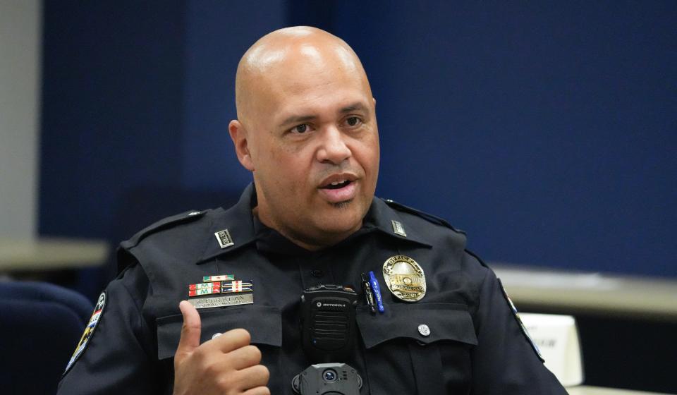 Newly re-hired LMPD officer Kenneth Christian talks about his return to the Louisville Metro Police Department. 
June 25, 2024
