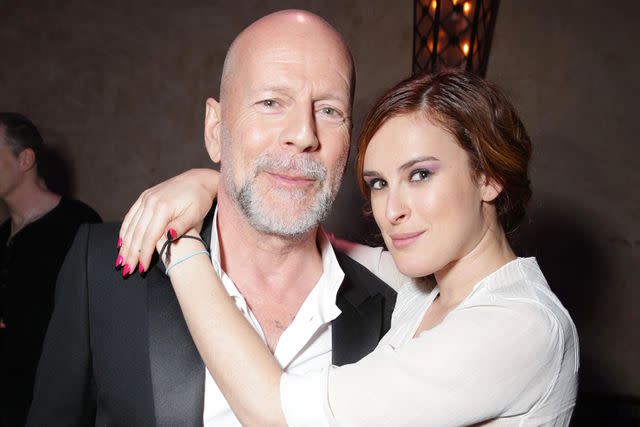 <p>Eric Charbonneau/Shutterstock</p> Bruce Willis, Rumer Willis