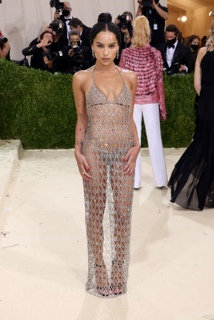 Zoe Kravitz at the 2021 Met Gala