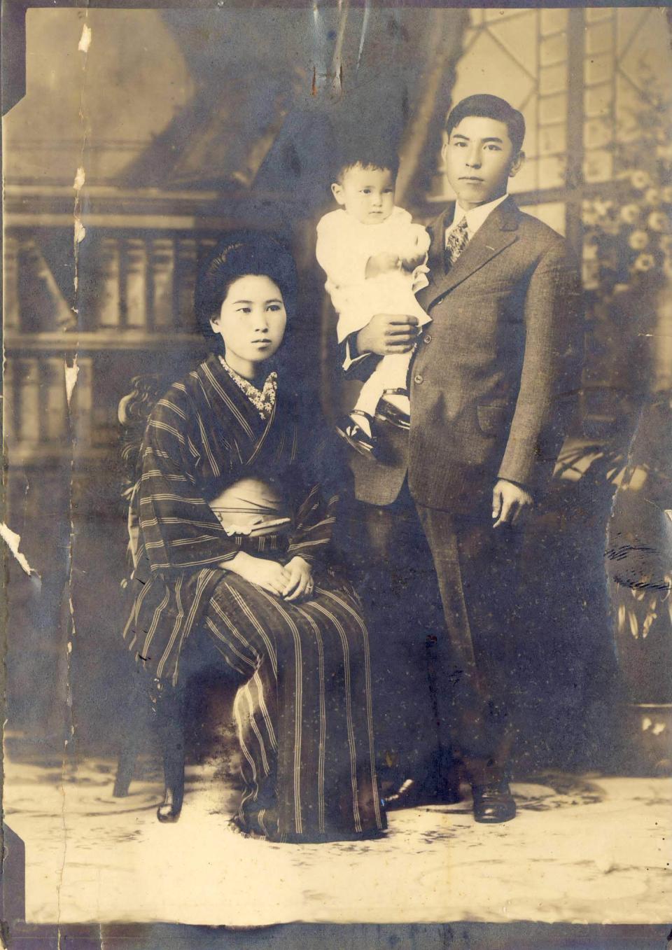 <div><p>"My grandmother grew up in Jigozen, in Hiroshima. She was orphaned at an early age and lived with relatives until she became a <a href="https://go.redirectingat.com/?id=74679X1524629&sref=https%3A%2F%2Fwww.buzzfeed.com%2Fbrittanywong%2Fold-school-photos-of-asian-american-couples&url=https%3A%2F%2Fwww.kcet.org%2Fshows%2Fdepartures%2Fjapanese-picture-brides-building-a-family-through-photographs&xcust=7601086%7C0%7CRSS%7C42467734&xs=1" rel="nofollow noopener" target="_blank" data-ylk="slk:picture bride;elm:context_link;itc:0;sec:content-canvas" class="link ">picture bride</a>, arriving in Hawaii when she was 21. I still marvel at my grandmother's journey." </p><p>—<i>Michael Shintaku</i></p></div><span> Courtesy of Michael Shintaku</span>