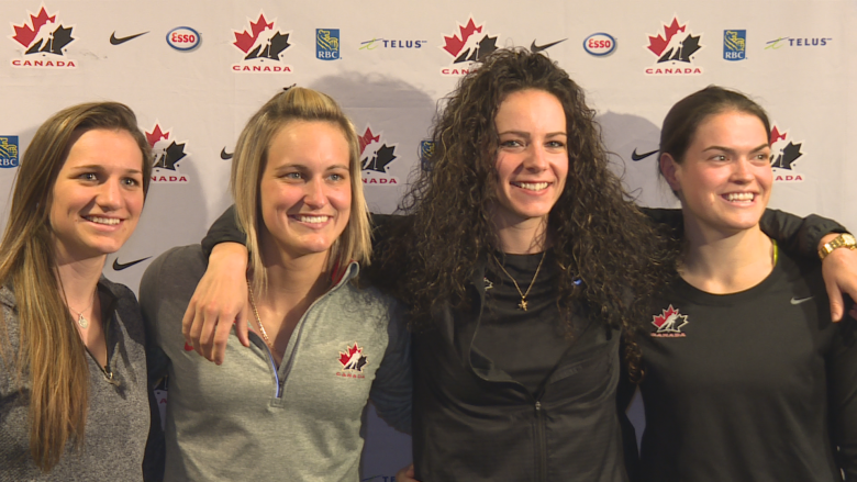 'Building that warrior mindset:' Women's Olympic hockey team trains in N.B