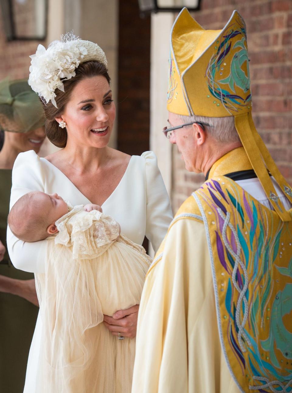 christening of prince louis of cambridge at st james's palace