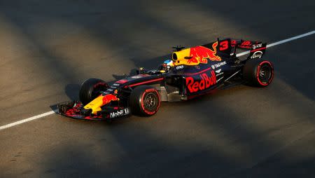 Formula One - F1 - Azerbaijan Grand Prix - Baku, Azerbaijan - June 25, 2017. Red Bull Racing's Daniel Ricciardo of Australia drives during the race. REUTERS/David Mdzinarishvili