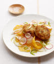 Cod Cakes with Orange & Radish Salad Recipe