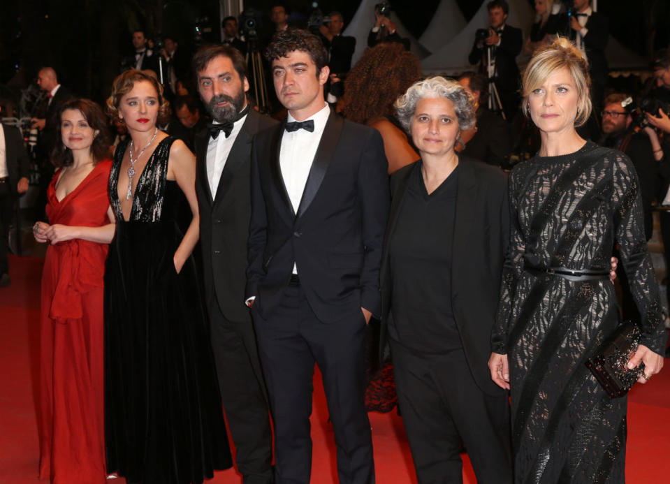 Valeria Golino, Stefano Mordini, Riccardo Scamarcio, Viola Prestieri et Marina Fois également présents à Cannes à l’occasion de la projection du film “Juste la fin du monde” de Xavier Dolan.