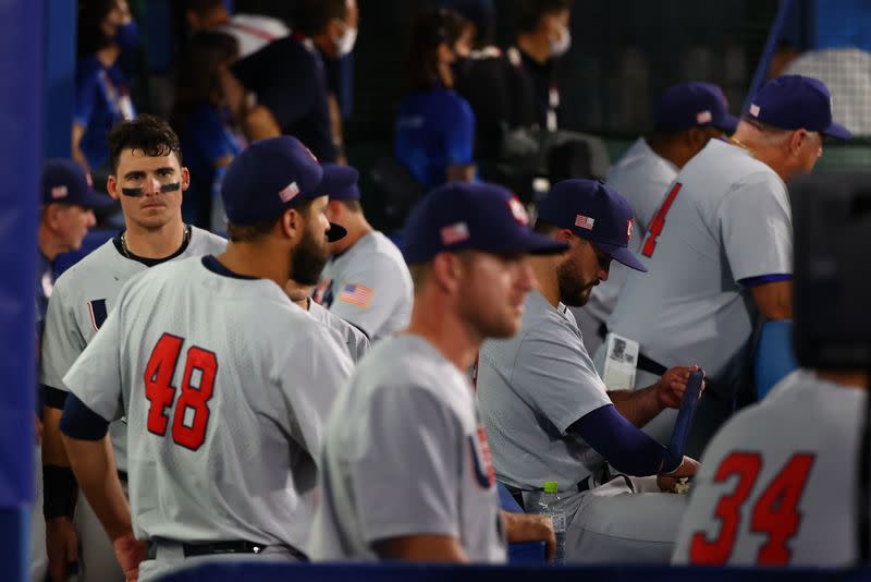 Baseball - Men - Knockout Round 2 - United States v Japan