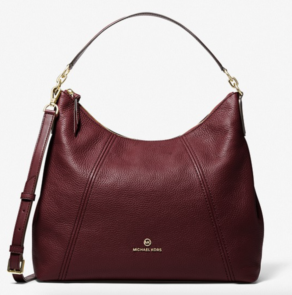 Sienna Large Pebbled Leather Shoulder Bag. (PHOTO: Michael Kors)