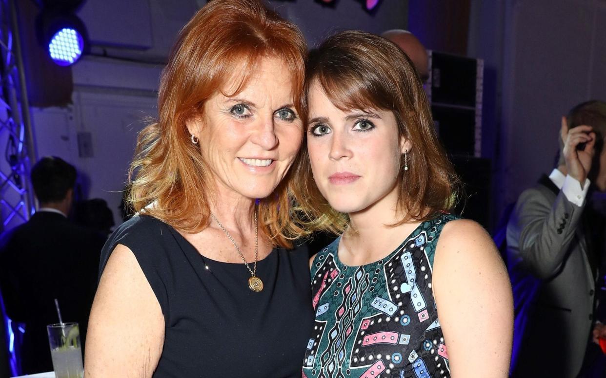 Sarah Ferguson and her youngest daughter, Eugenie - Getty Images Europe