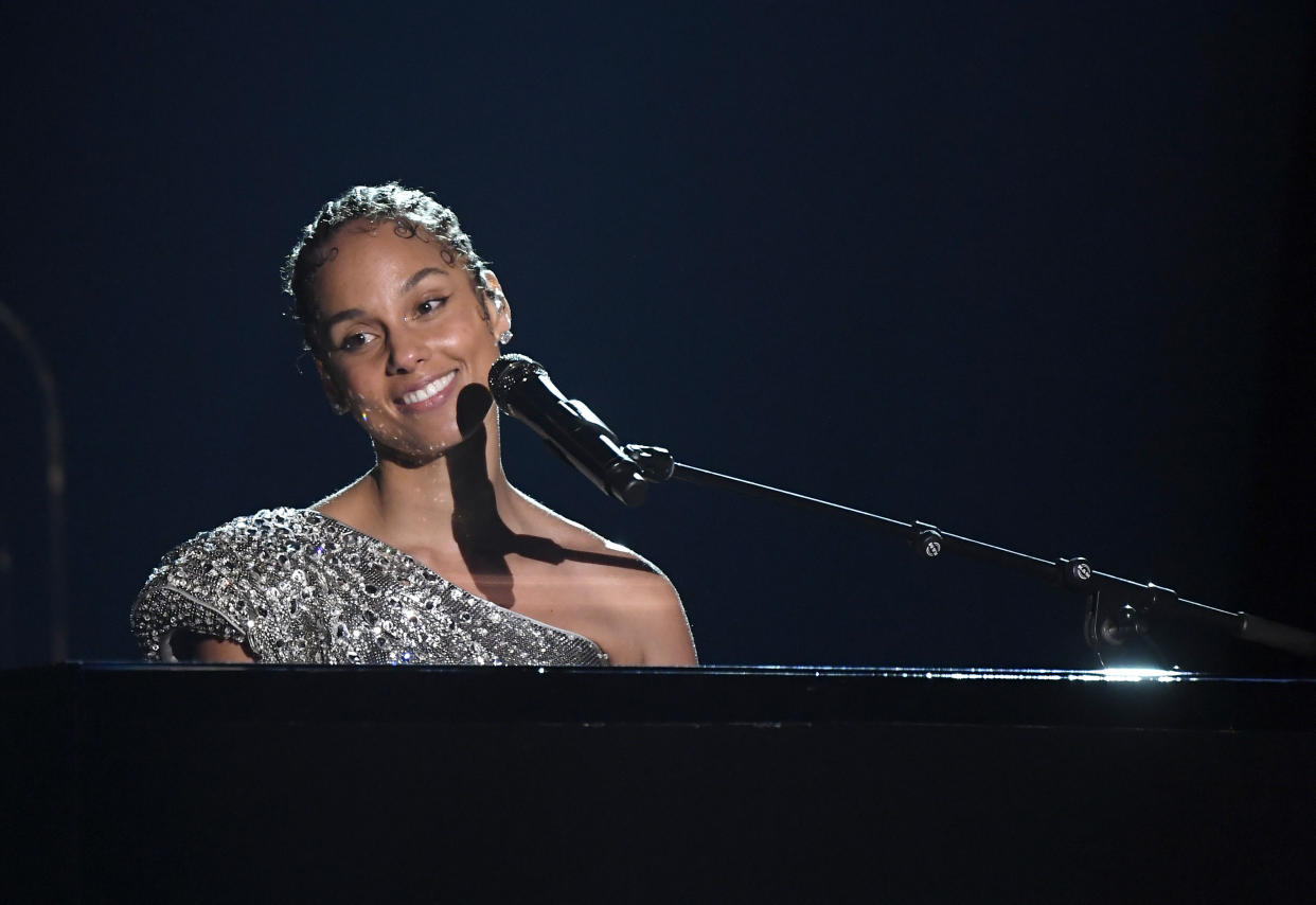 Alicia Keys performs onstage during the 62nd annual Grammy Awards at Staples Center on Jan. 26, 2020. (Photo: Kevork Djansezian via Getty Images)