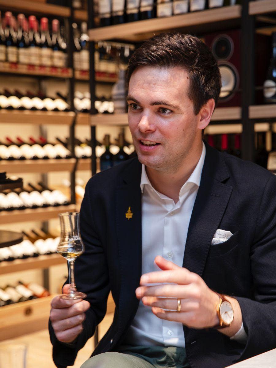 「皇家柏克萊」品牌大使Matthew Cordiner日前來台，為酒迷們講解其威士忌的獨特風味與製程奧祕。（攝影：游銘元）