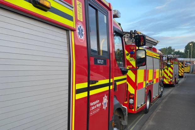 Firefighters rush to industrial site in early hours to tackle