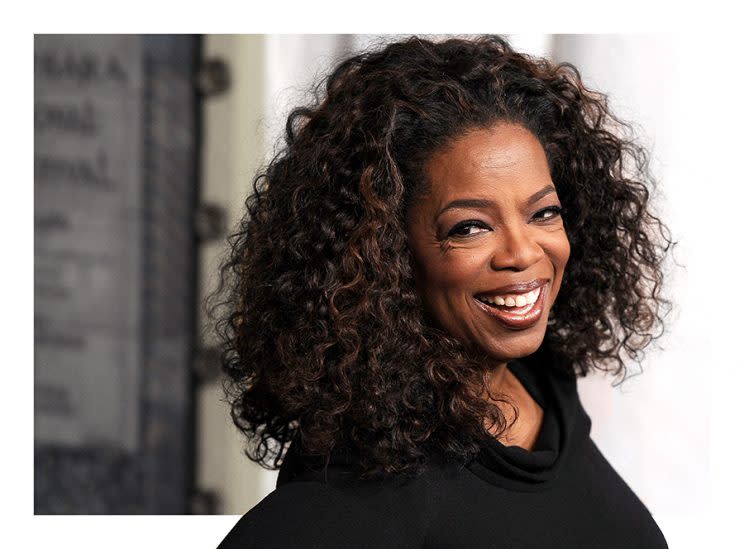You can always count on Oprah for great advice, and amazing hair. (Photo: Getty Images)