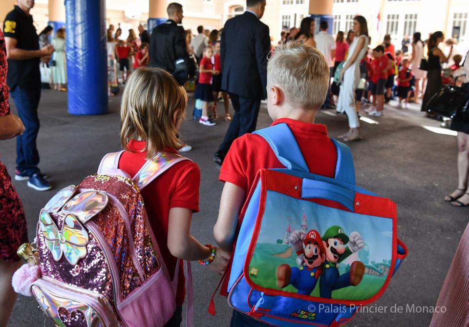 Monaco's Royal Twins Head Back to School