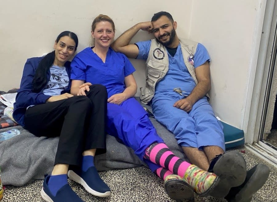 Portland nurse Monica Johnston volunteered at a hospital in Gaza and returned home on May 18, 2024. (Courtesy: Monica Johnston)