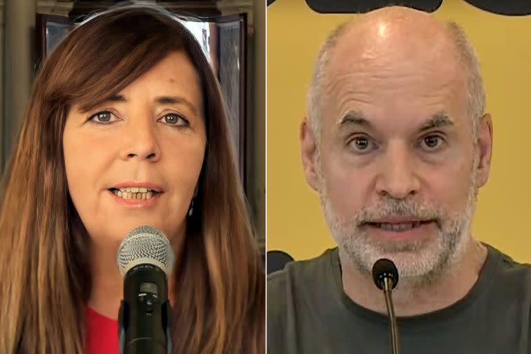 Gabriela Cerruti y Horacio Rodríguez Larreta