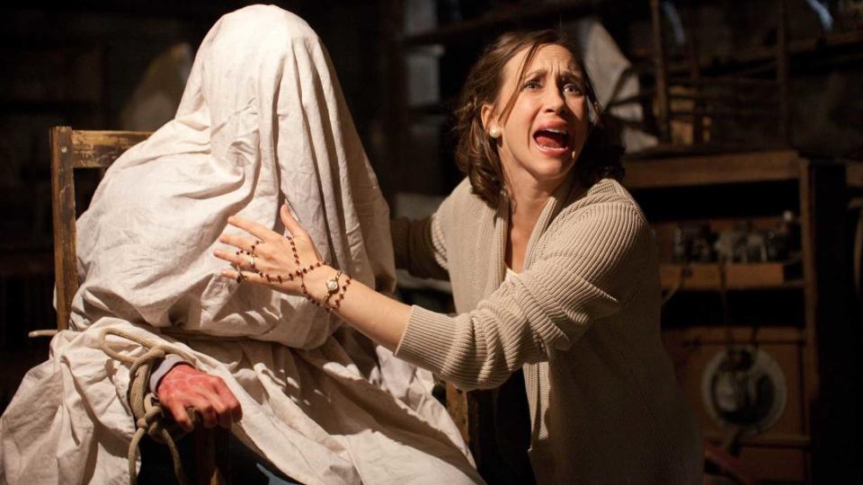 Vera Farmiga fights to save a woman's soul in 2013's "The Conjuring," which shot in Wilmington.