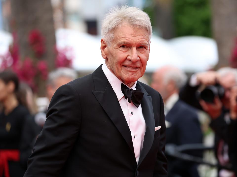 Harrison Ford in a tuxedo