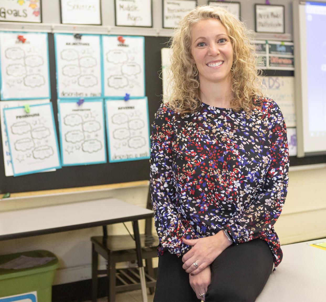 Heather Egert, a fourth-grade teacher at Whipple Heights Elementary School is a Canton Repository Teacher of the Month.
