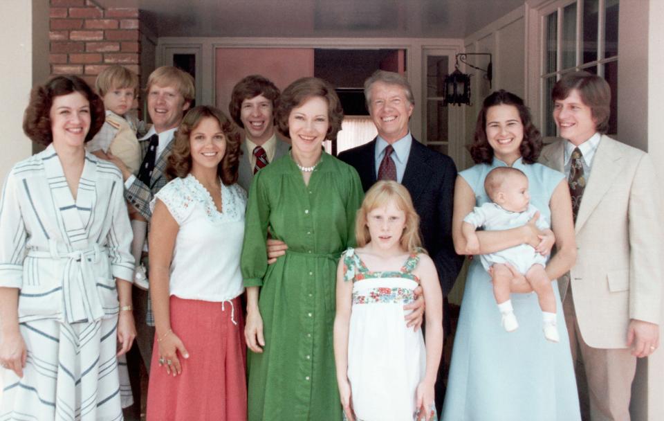 President Jimmy Carter and his extended family.