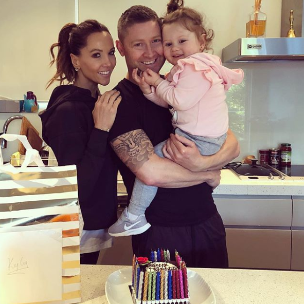 Kyly shares her daughter with cricket star husband Michael Clarke. Source: Instagram/kylyclarke