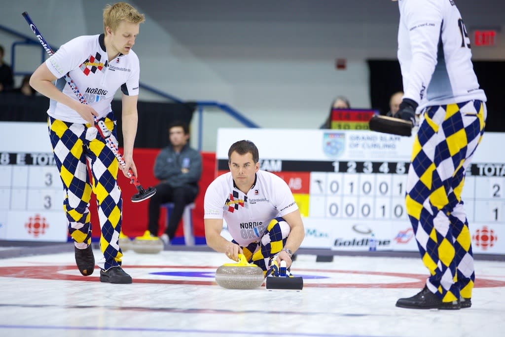 Norwegian curling team's Olympic crazy pants - Yahoo Sports