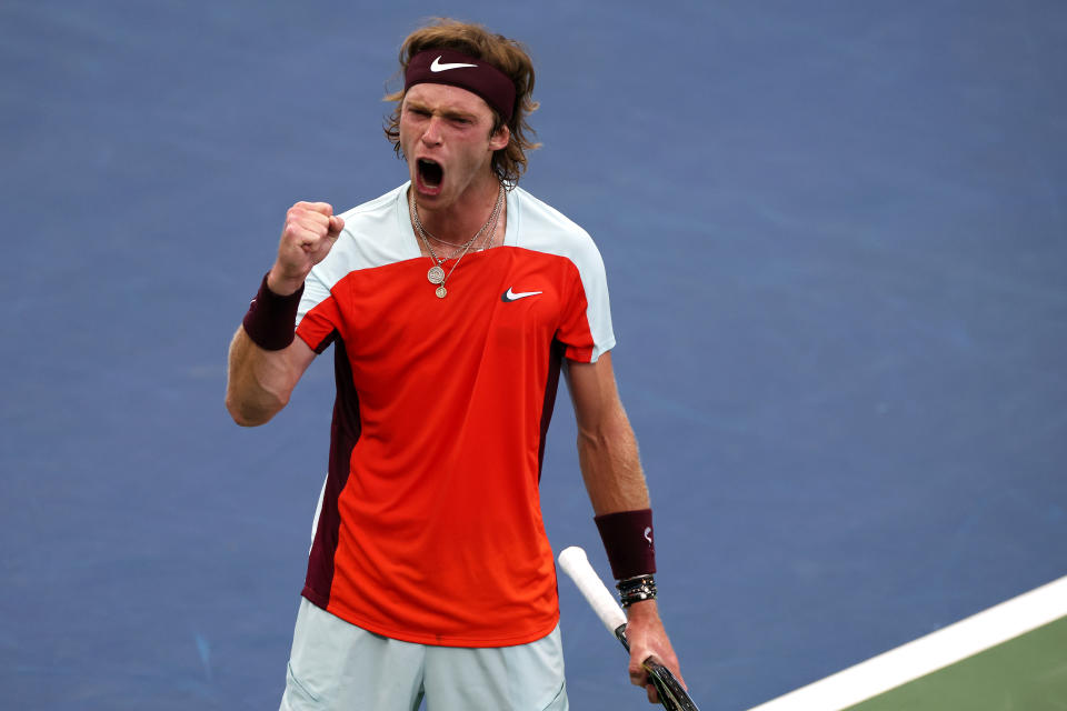 Andrey Rublev at the US Open.