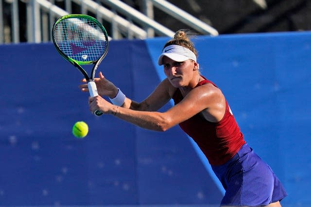 Marketa Vondrousova recorded a victory