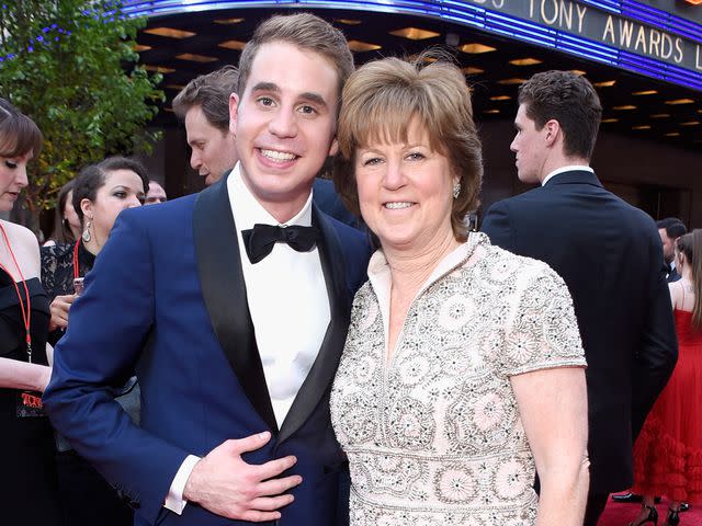 <p>Jenny Anderson/Getty</p> Ben Platt and Julie Platt attend the 2017 Tony Awards at Radio City Music Hall on June 11, 2017 in New York City.