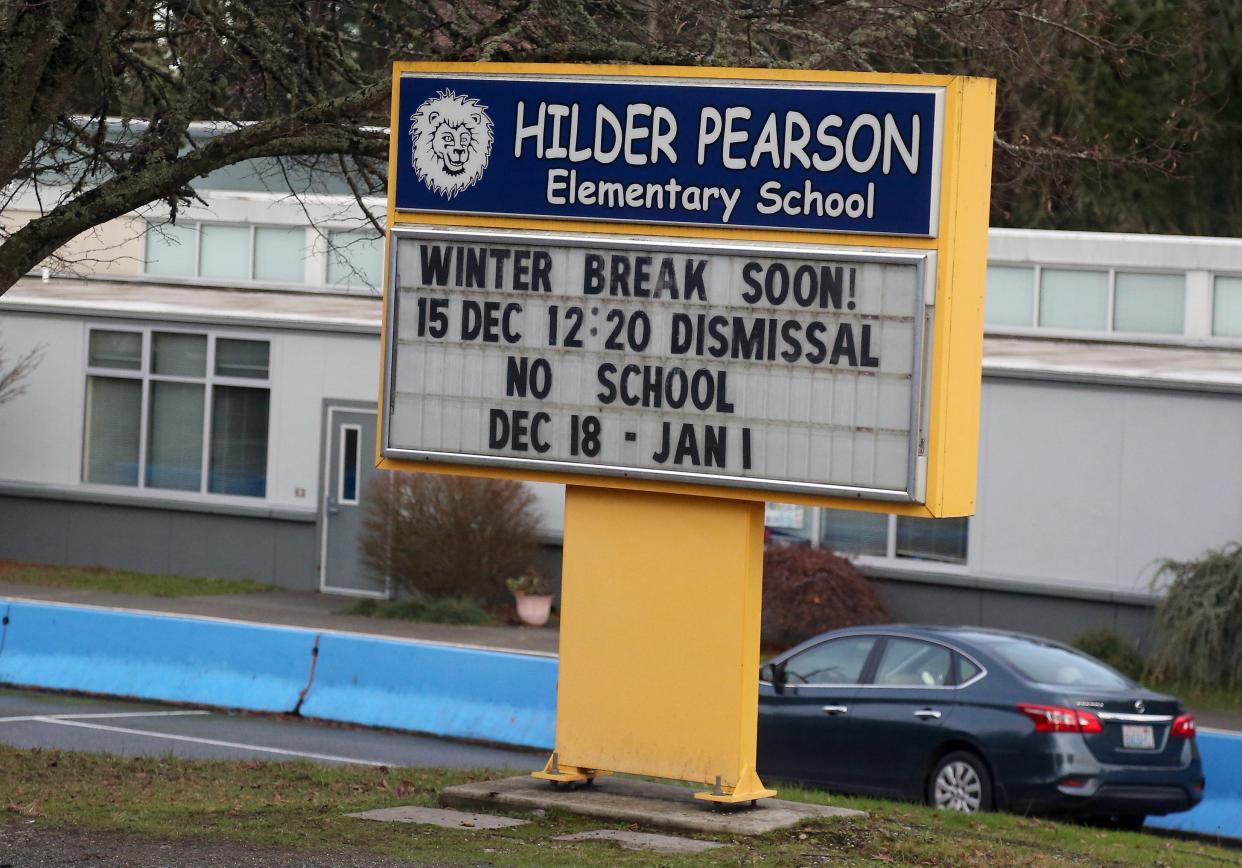 Hilder Pearson Elementary School is one of two North Kitsap School District schools due for complete rebuilds should voters pass a $242 million bond measure in February.