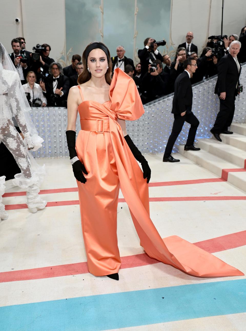 Allison Williams attends the 2023 Met Gala.