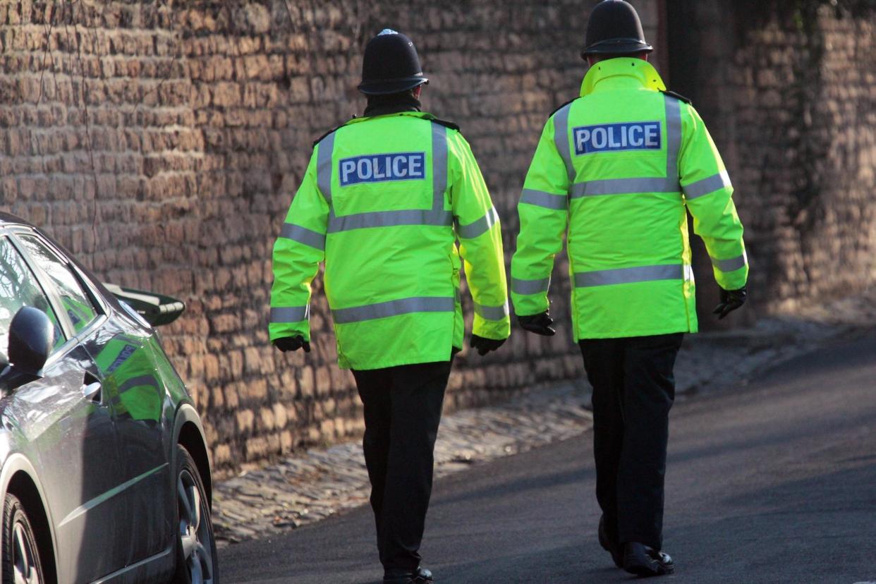 Tasered: Police in Bristol where the incident happened: Getty Images