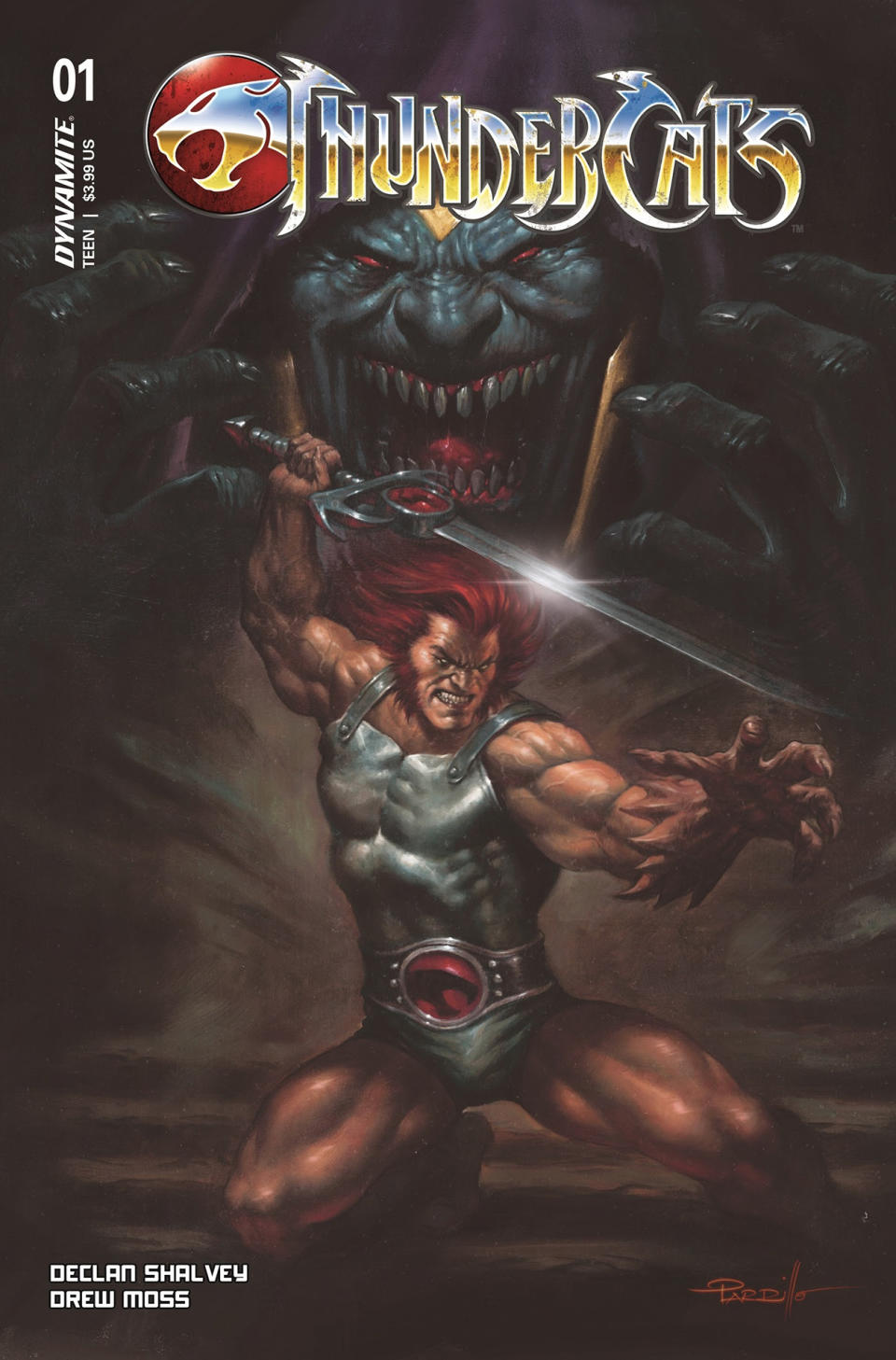 Thundercats #1 cover art by Lucio Parillo